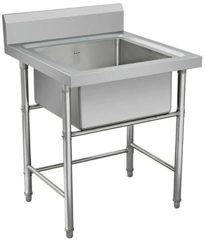 Stainless Steel Single Bowl Kitchen Sink, Shape : Square