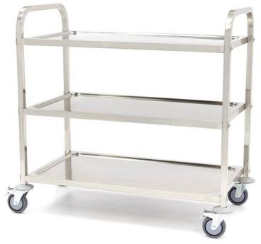 Stainless Steel Serving Trolley