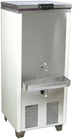 Rudraa Stainless Steel Water Cooler, Color : Silver
