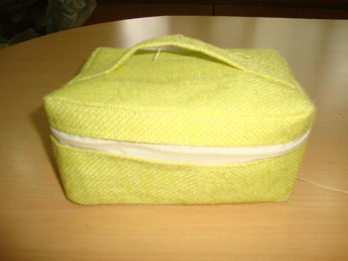Jute Cosmetic Bags, Color : Pantone