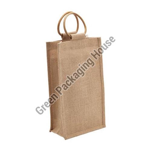 Rectangular Bottle Jute Bags, for Good Quality, Pattern : Plain