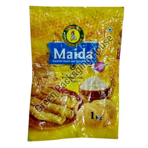 Laminated PVC Maida Packaging Pouch, Closure Type : Heat Seal