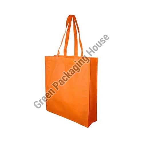 Plain Orange Paper Bags, Technics : Handmade