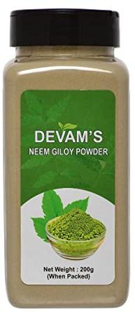 Devam's Neem Giloy Powder, Packaging Type : Bottle