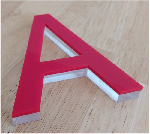 Acrylic 3D Letter, Shape : Rectangular