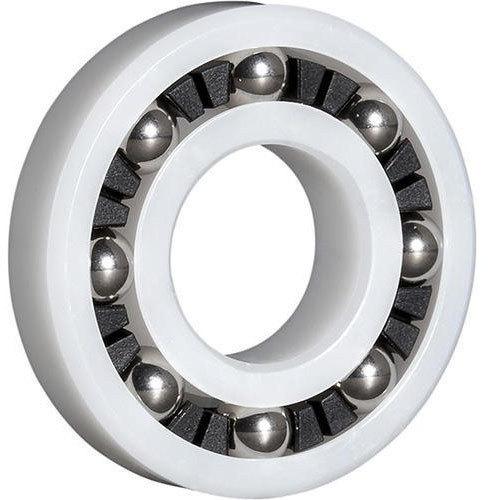 Polished Stainless Steel Polymer Ball Bearings, Bore Size : 4 - 50 mm