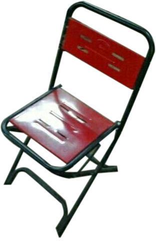 Aluminium Folding Chair, Color : Red, Black
