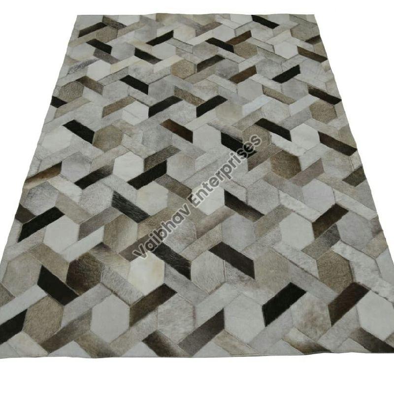 Custom Smooth VELC-07 Leather Carpet, for Commercial, Pattern : Printed