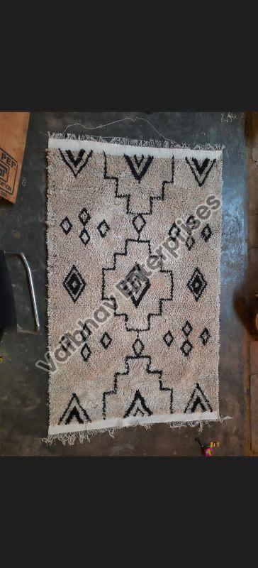 Rectangular Smooth VER-035 Woven Rug, for Home, Office, Pattern : Printed