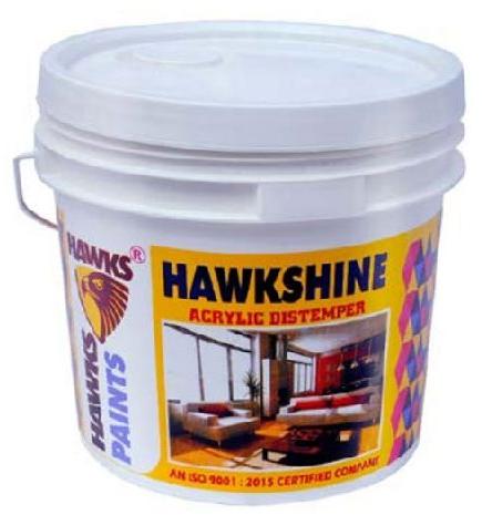 Hawkshine Acrylic Distemper, Certification : ISO9001:2008