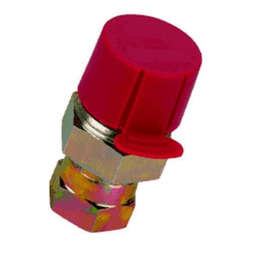 Plastic Thread Tear Cap, Color : Pink