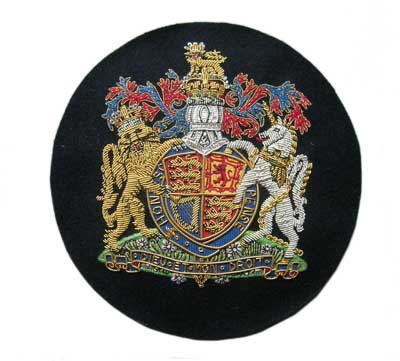 Bullion Embroidered Badge