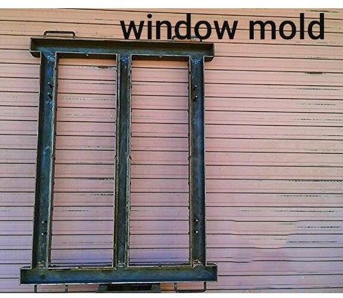 Iron Window Mold, Size : 4 (H) x 2.9 (W) Ft
