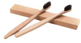 Rurban Bamboo Charcoal Toothbrush, for Cleaning Teeths, Feature : Anti Bacterial, Durable, Flexible