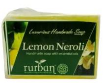 Rurban Square Lemon Neroli Soap, for Bathing, Form : Solid