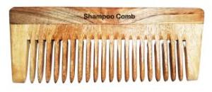 Rurban Wood Medium Neem Comb, Color : Brown
