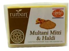 Multani Mitti & Haldi Soap, Packaging Size : 125gm