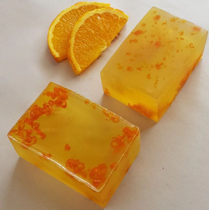 Rurban Orange Soap, Shape : Sqaure