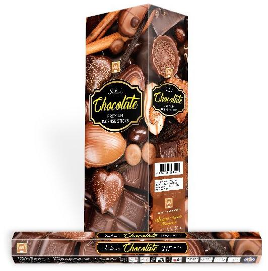 Indians Chocolate Premium Incense Sticks, Packaging Type : Paper Box