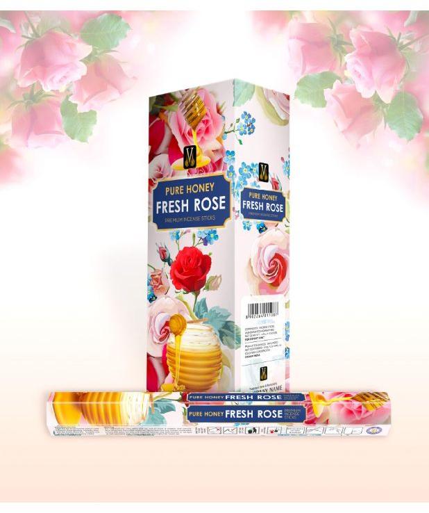 Indians Pure Honey Fresh Rose Premium Incense Sticks