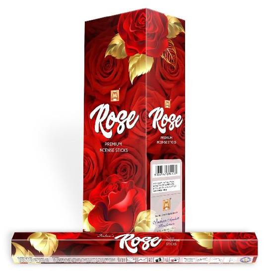 Indians Rose Premium Incense Sticks, Packaging Type : Cartons