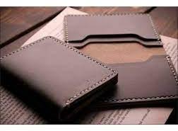 Plain Leather Card Holder, Size : 6*4