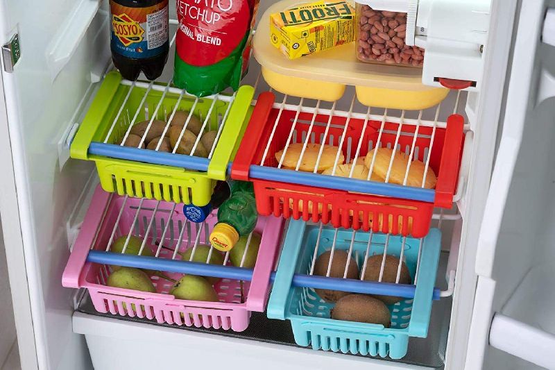 Adjustable Fridge Storage Basket