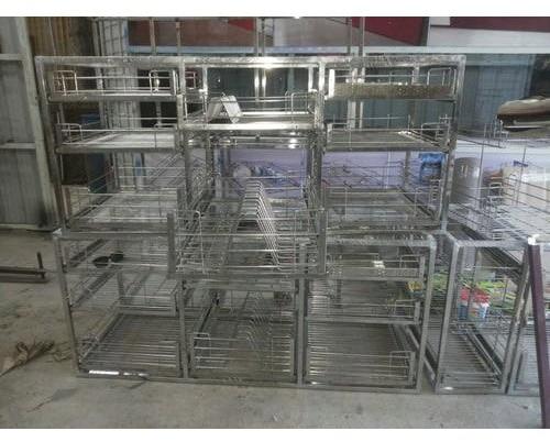 Stainless Steel Commercial Kitchen Trolley