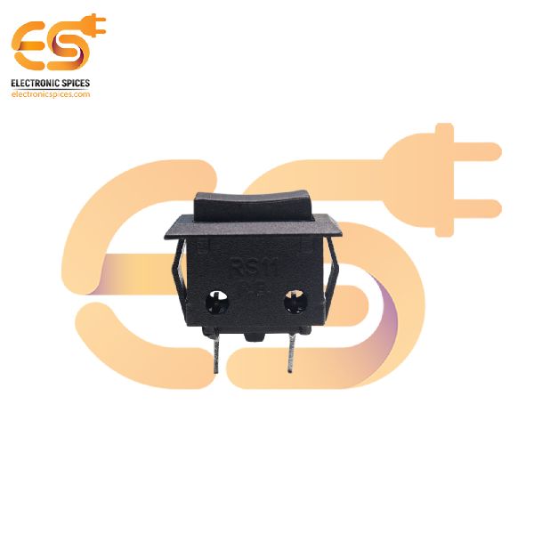 SPST Momentary Heavy Duty Rectangle Shape Black Color Push Button