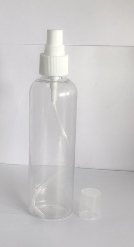 Lime Art Plain Plastic Spray Bottle, Shape : Round