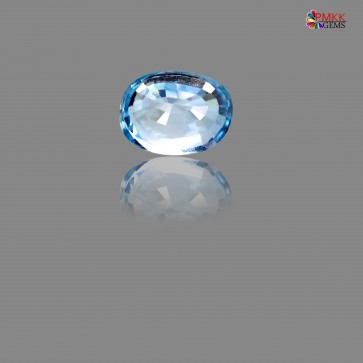 Cushion Mixed Natural Blue Zircon Stone, Size : 12.97 X 9.80 X 6.45 MM