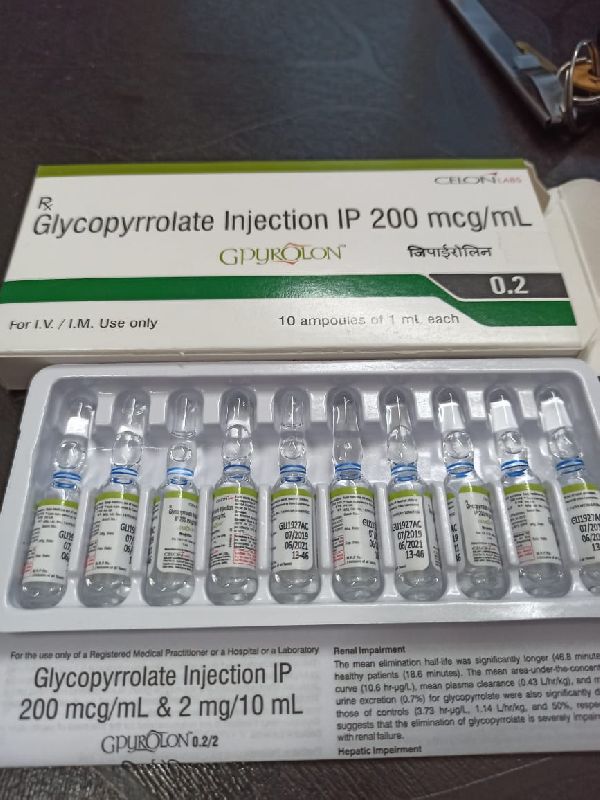 Gpyrolon 200 Mg Injection, for Clinical, Hospital
