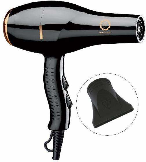 Colors Queen Polished 0.5 kg 40-50Hz 2200W Professional Hair Dryer, Display Type : Digital