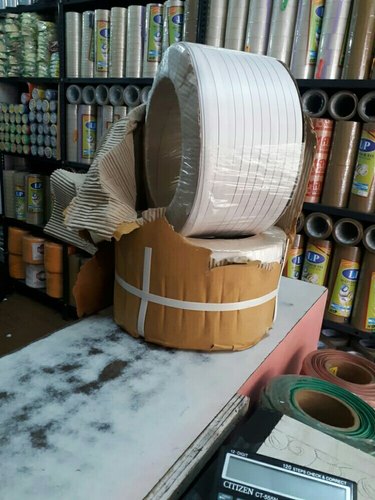 Plain Plastic Strapping Roll, Color : White