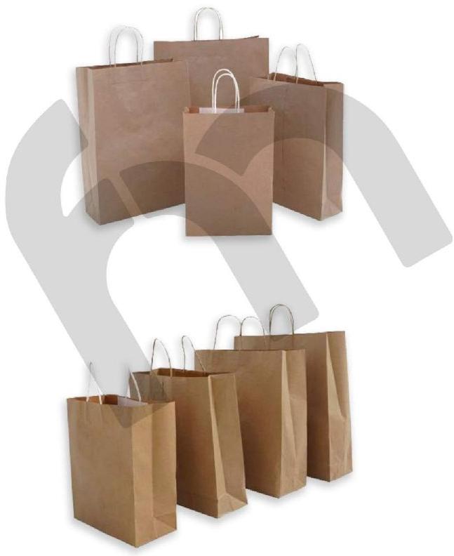 Brown Paper Courier Bag