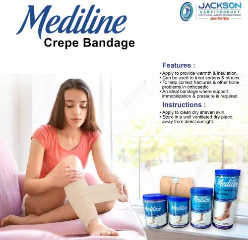 Cotton Crepe Bandages, Size : 6CM, 8CM, 10CM, 15CM