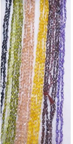 Gemstone Cubic Zirconia Beads Mala, Packaging Type : Packet