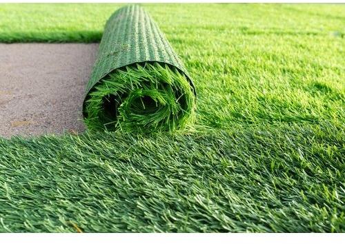 PP Artificial Grass, Color : Green