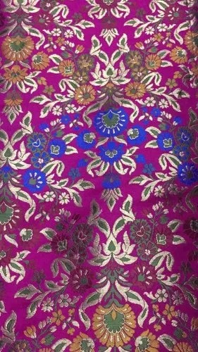Printed Muga Silk Fabrics, Width : 44inch
