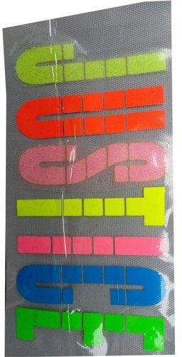 PVC Garment Transfer Stickers, Color : Multicolor