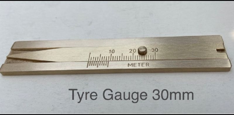 Brass tire depth gauge 30mm