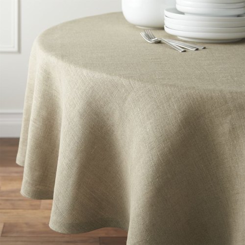 Cotton Hotel Tablecloth, Pattern : Plain