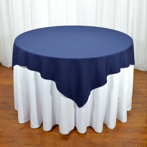 Plain Round Table Cover, Color : Blue, White