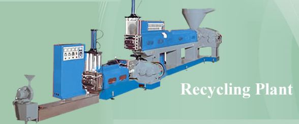 Double Extruder Plastic Recycling Plant