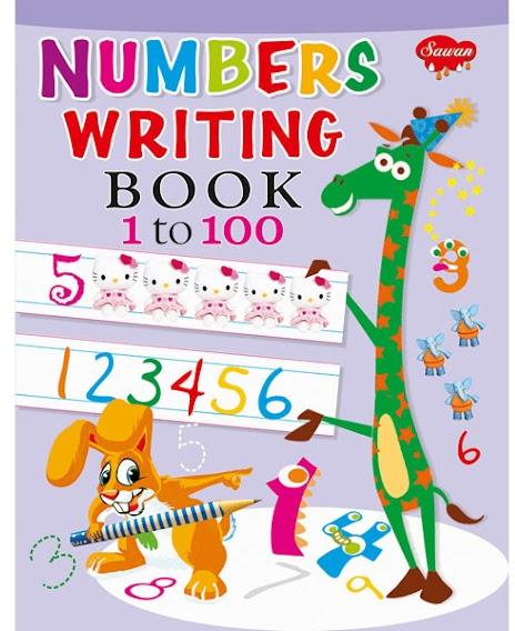 Rectangular Staple Number Writing Book, for Home, School, Cover Material : Paper