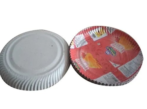 10 Inch Red Laminated Paper Plates
