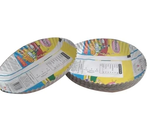 10 Inch Yellow Laminated Paper Plates