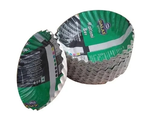 7 Inch Green Laminated Paper Plates