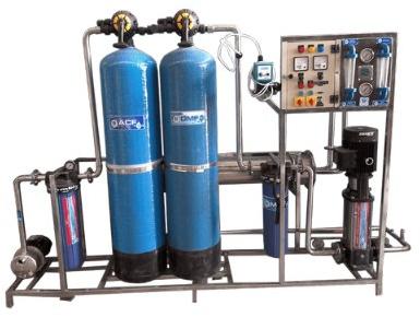 Powder Coated Electric Semi Automatic Mild Steel Mineral Water Plant