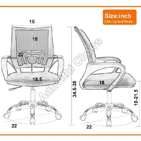 Mesh Task Chair Pattern Plain At Best Price INR 3 500INR 5 000 Pc   Mesh Task  1656676522 6425911 1614575 